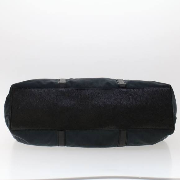 PRADA Tote Bag Canvas Leather Black Auth bs6724 - Picture 5 of 16